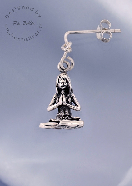 Namaste Silver earring