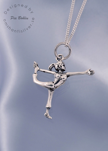 Silver necklace the Dancer 