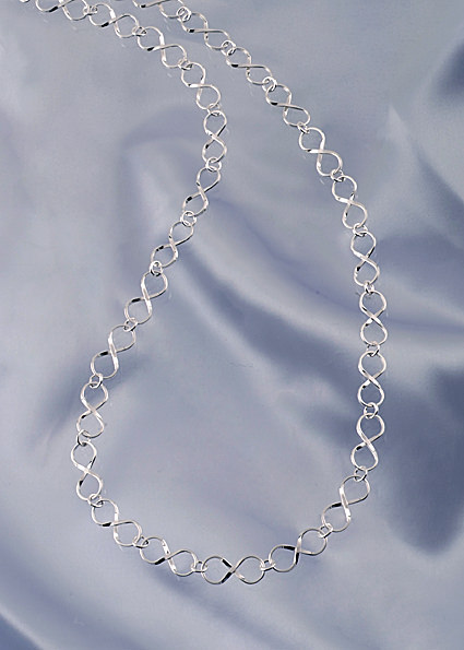 Eternity silver bracelet