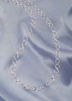 Eternity silver bracelet