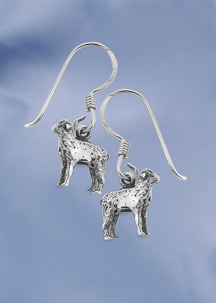 Lamb earrings
