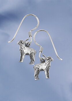 Lamb earrings