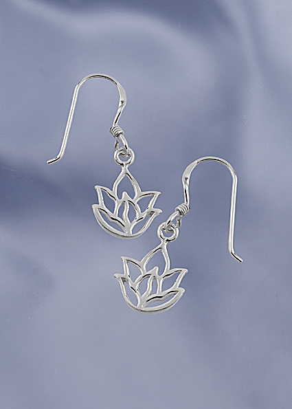 Lotus earrings