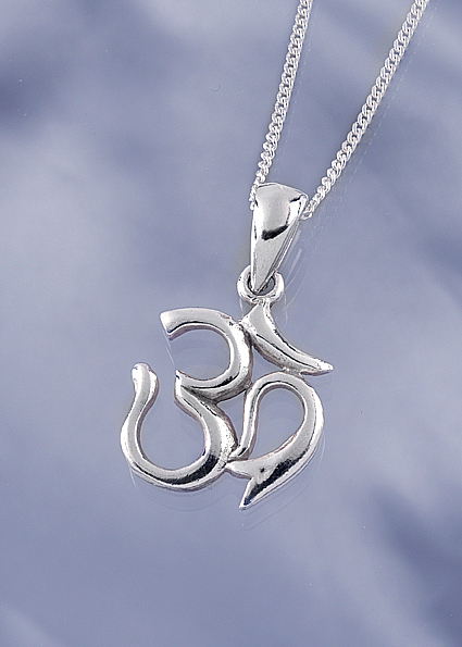 Silvernecklace with the Aumsign