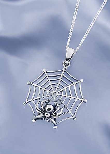 Spiderweb necklace