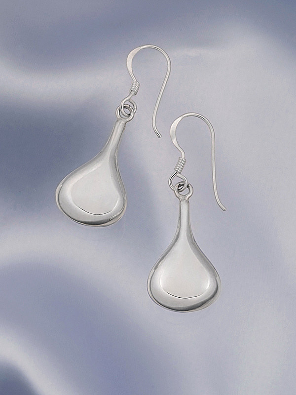 Classy silverdrop earrings