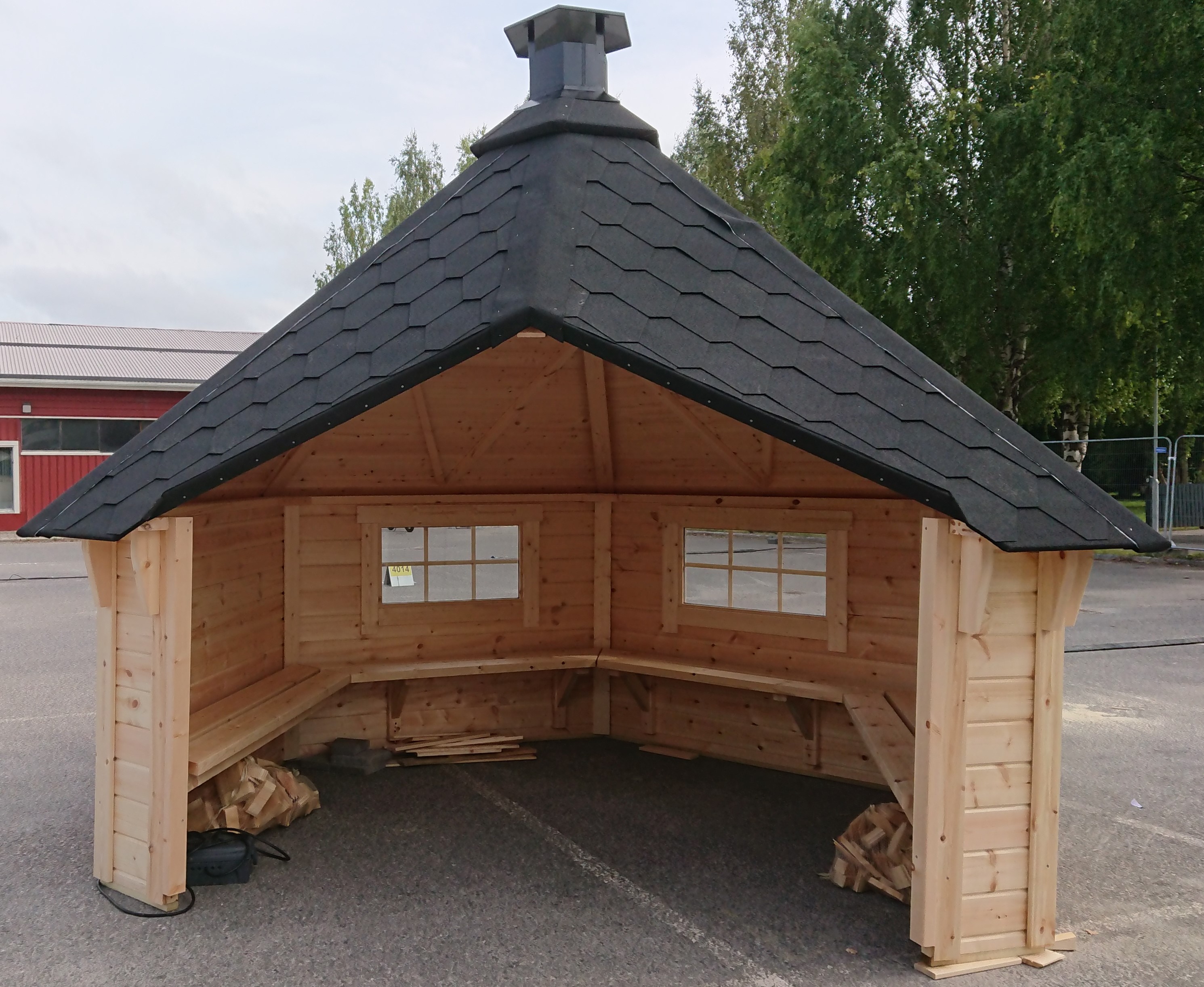 VINDSKYDD  ORIGINAL  9,2M² Planhyvlat timmer - 4
