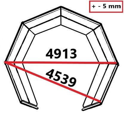 GAPAHUK 16,9m² Halvsirkulære tømmer - 13