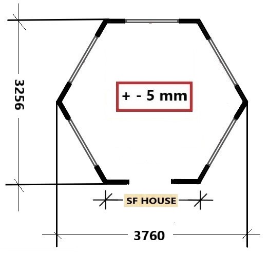 Kampanja HUVIMAJA 6 KANTTI 9,2M² Puolipyöreästä - 10