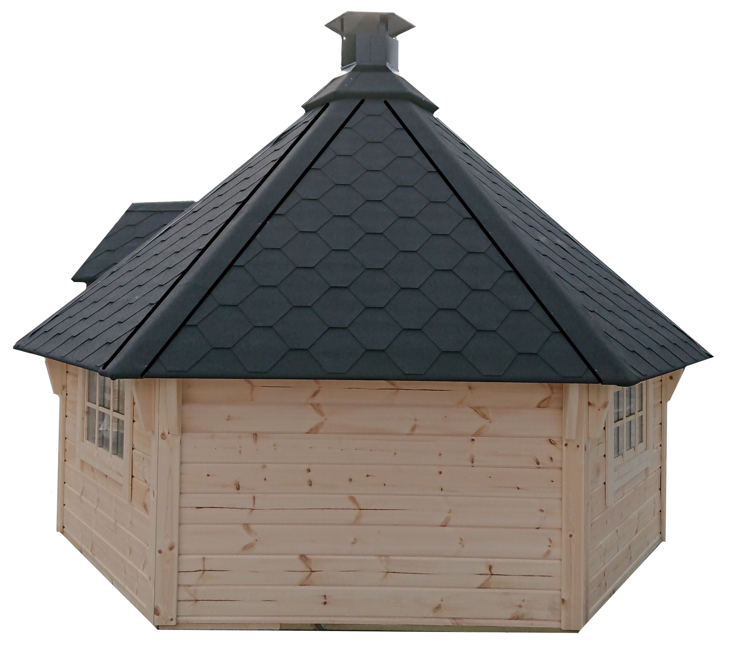 GRILLHUS XTRA 9,2m² Rett tømmer - 2