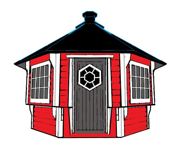 GRILLHUS BIANCA  9,2m² Rett tømmer - 3