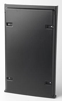 Panelfront, svart
