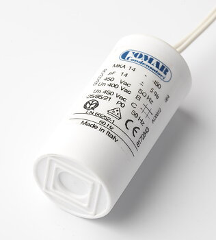 Capacitor 14µF, 400V, for pump, PB1C 270 H4B 1-phase 230V (855312)