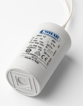 Capacitor 18µF, 400V, for cleaning pump PB 1 C 285, H4B 1-phase (693401)