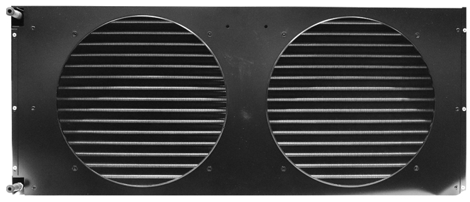 Condenser BK201, for 2 fans Ø=370