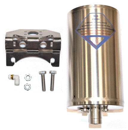 Pneumatischer Motor - Kit - für 76 mm (3") Rohr mit I-Flansch