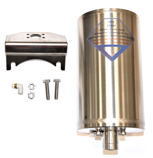 Pneumatischer Motor - Kit - für 76 mm (3") Rohr mit N-Flansch