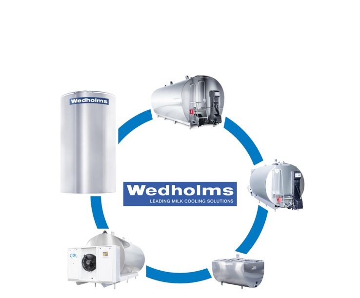 Milk cooling tanks for all needs Click on the picture to see our entire range 