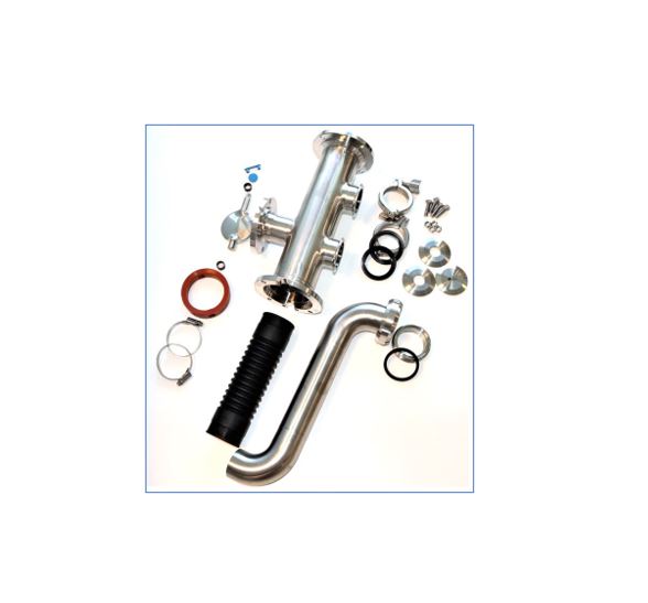 Roboterkit für Ø51 mm Milchtransportrohr