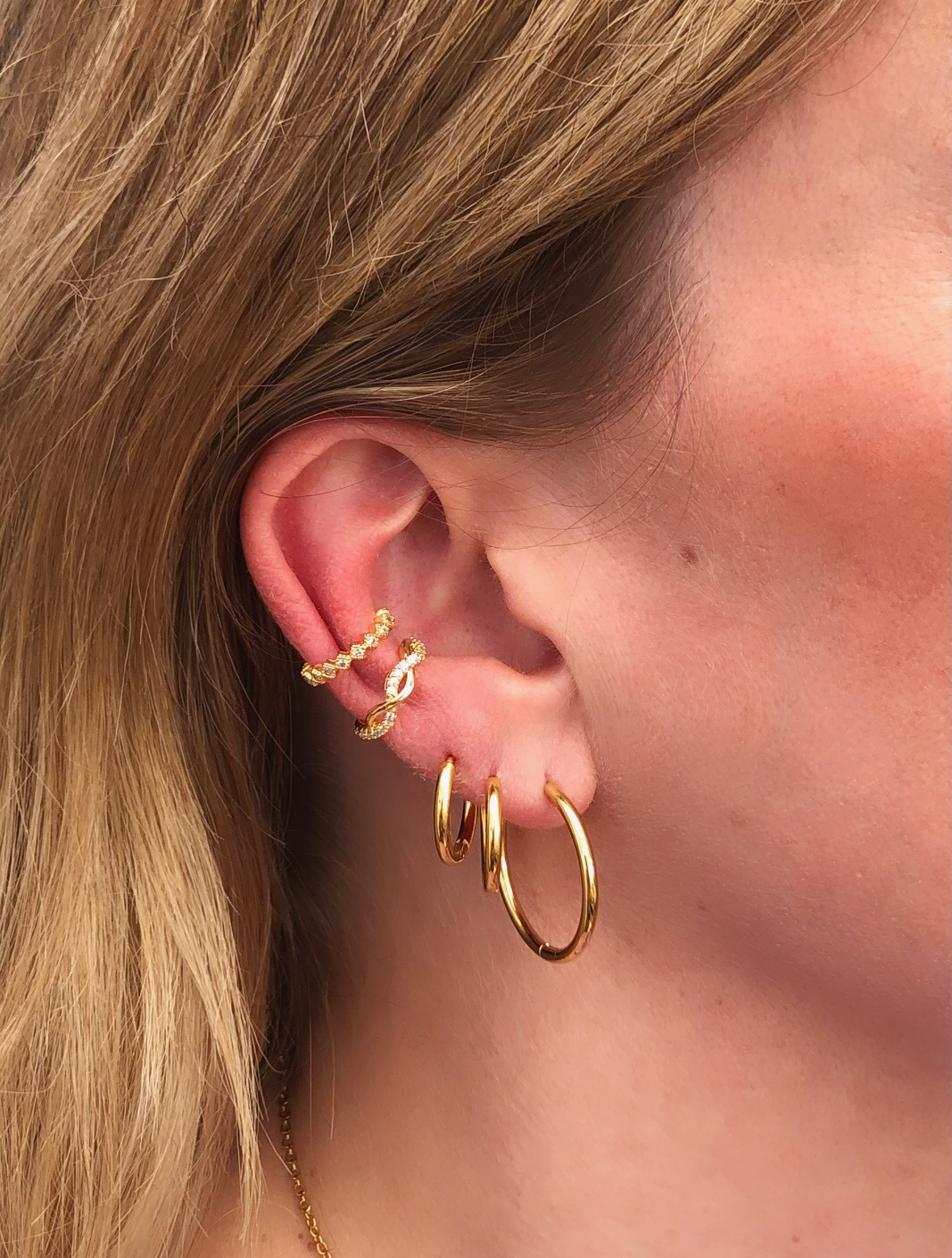 Sienna plain 12 mm , gold - 2
