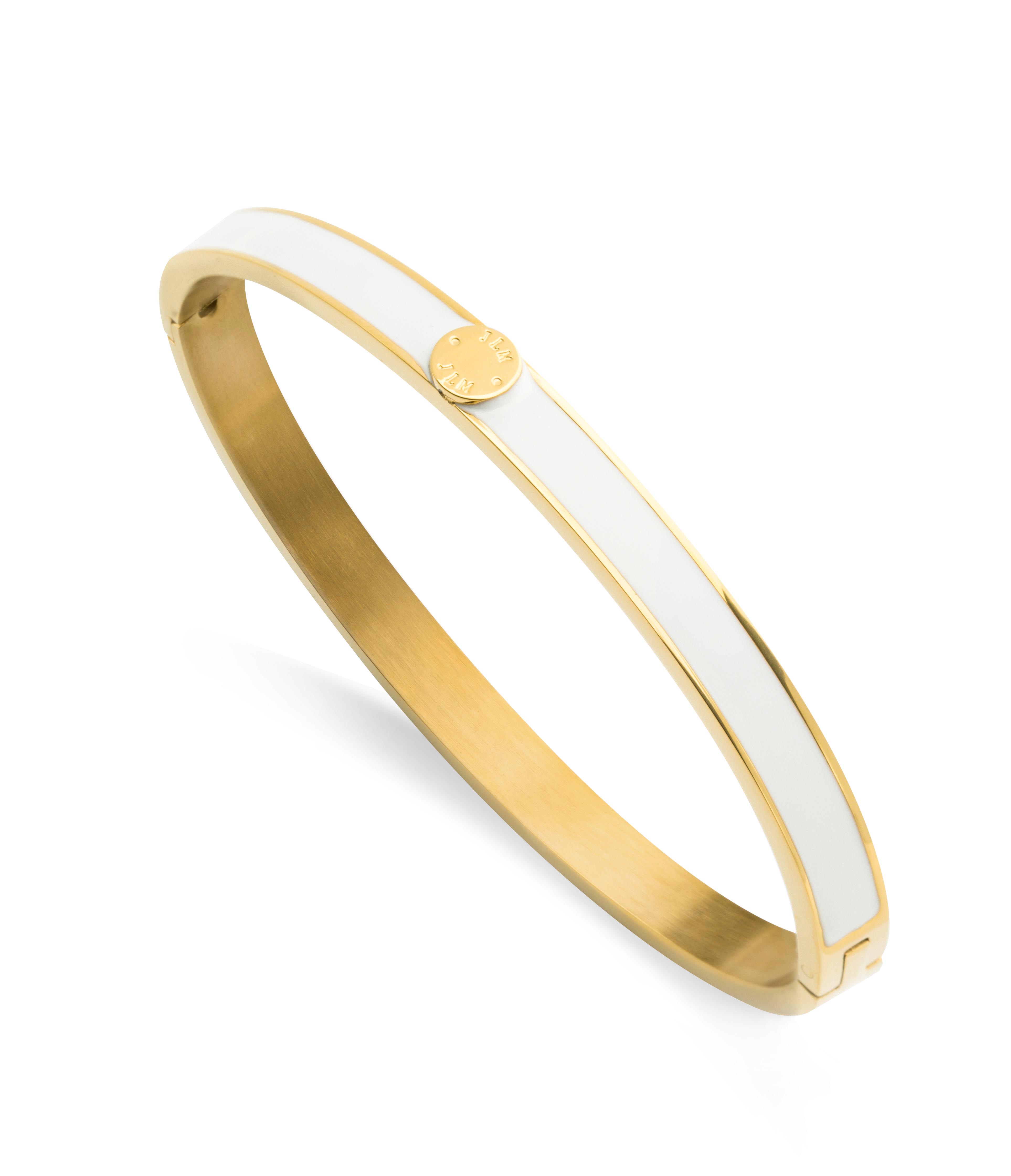 Palermo bangle white gold