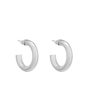 Carol small Hoop , Silver