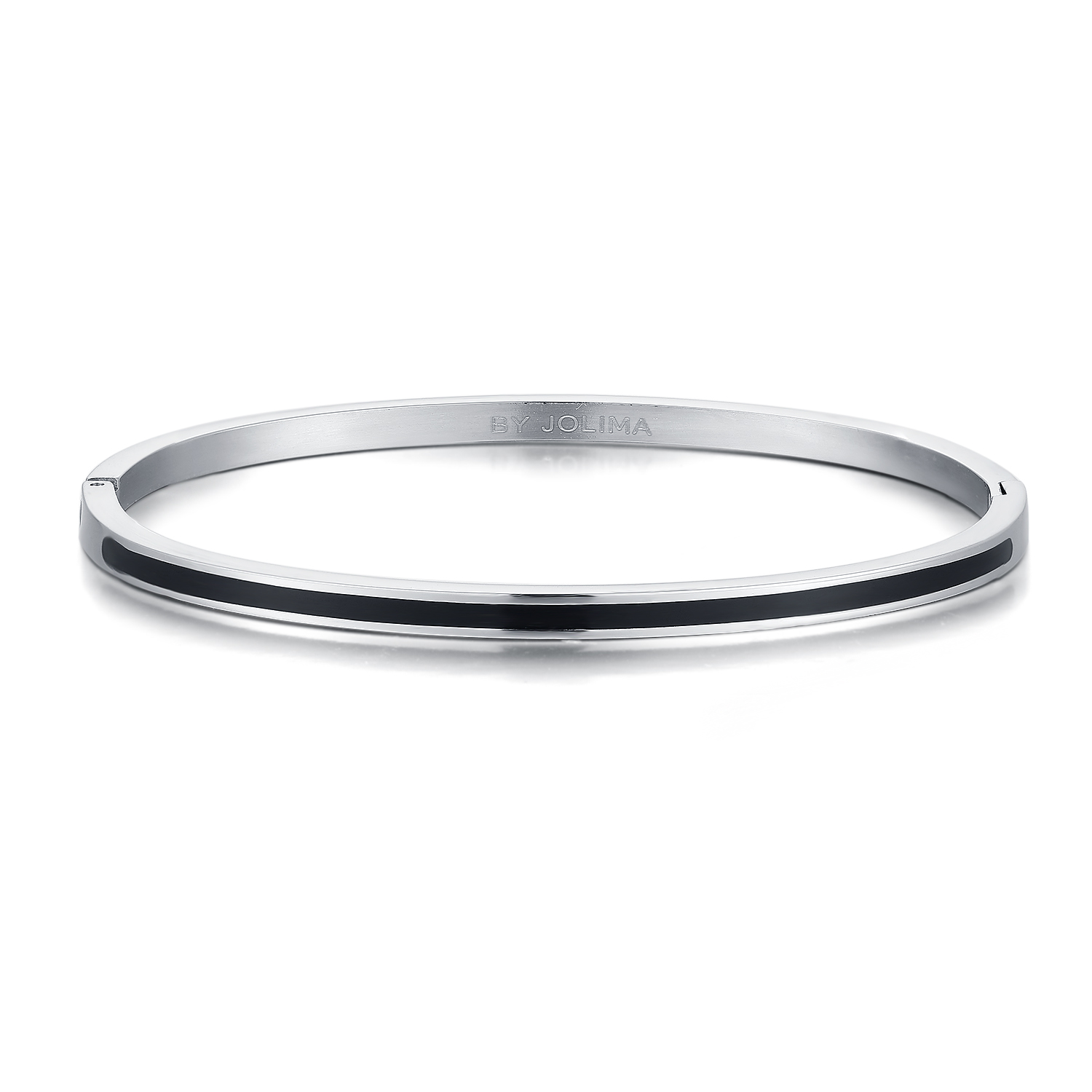 Poppy mini bangle, black silver - 3