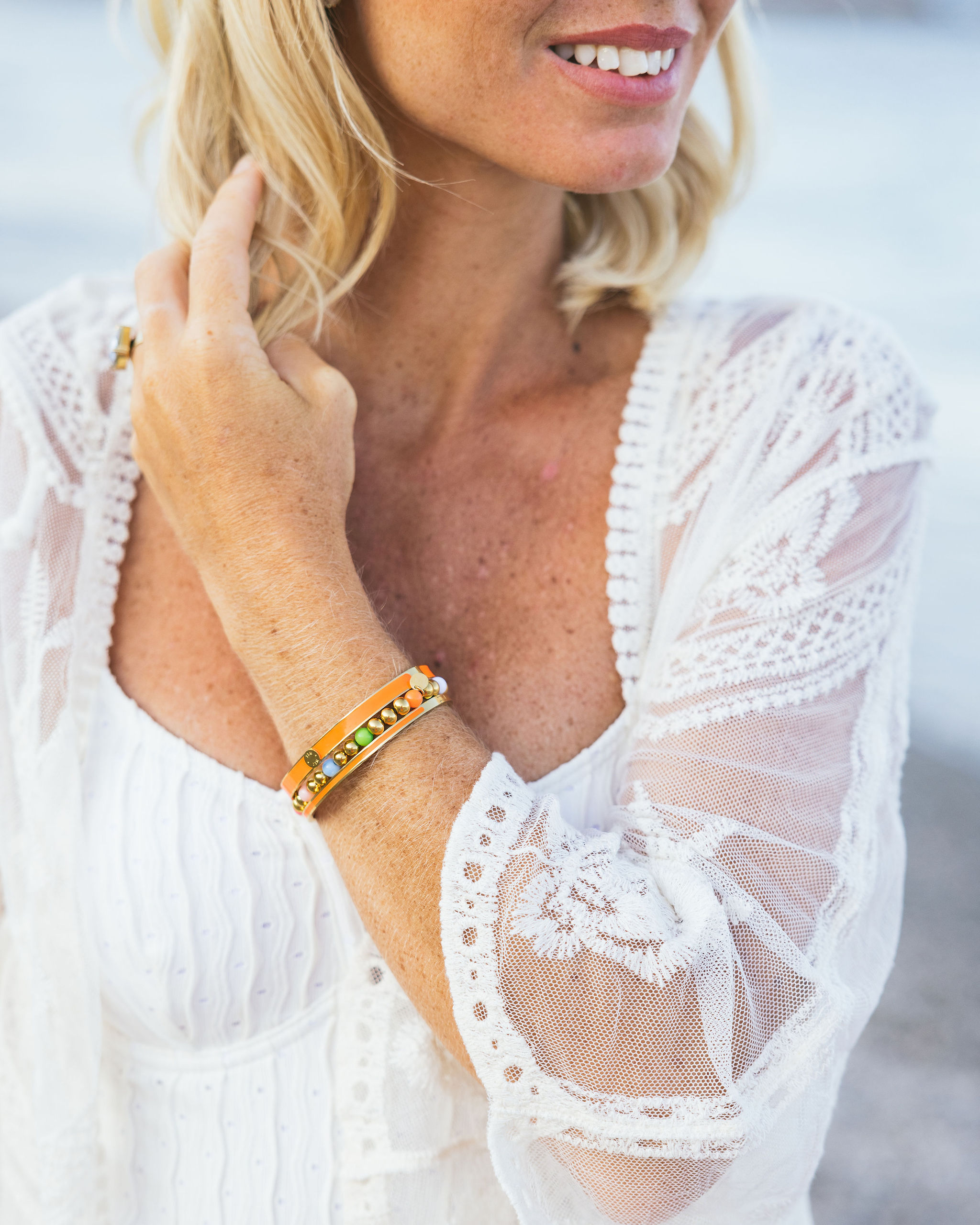 Palermo bangle orange gold - 6