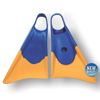 Churchill Makapuu Blue/Yellow XL EU46-47,5 Bodyboard fins