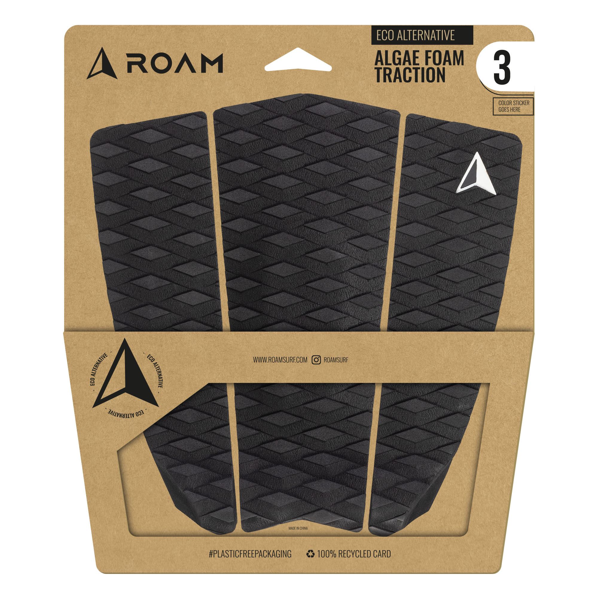 ROAM Footpad ECO Algae Traction Pad 3-piece Sand - 3