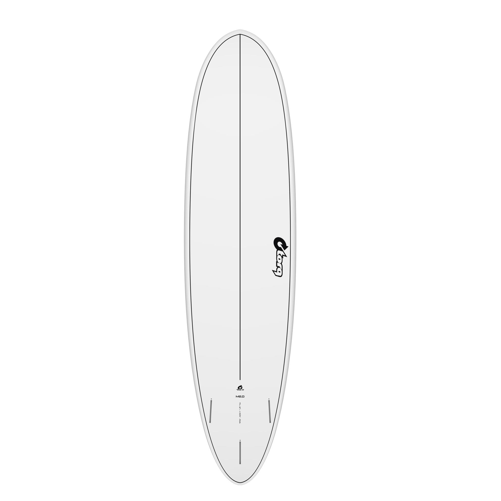 Surfboard TORQ TEC-HD 24/7 9.0 White Pinline - 2