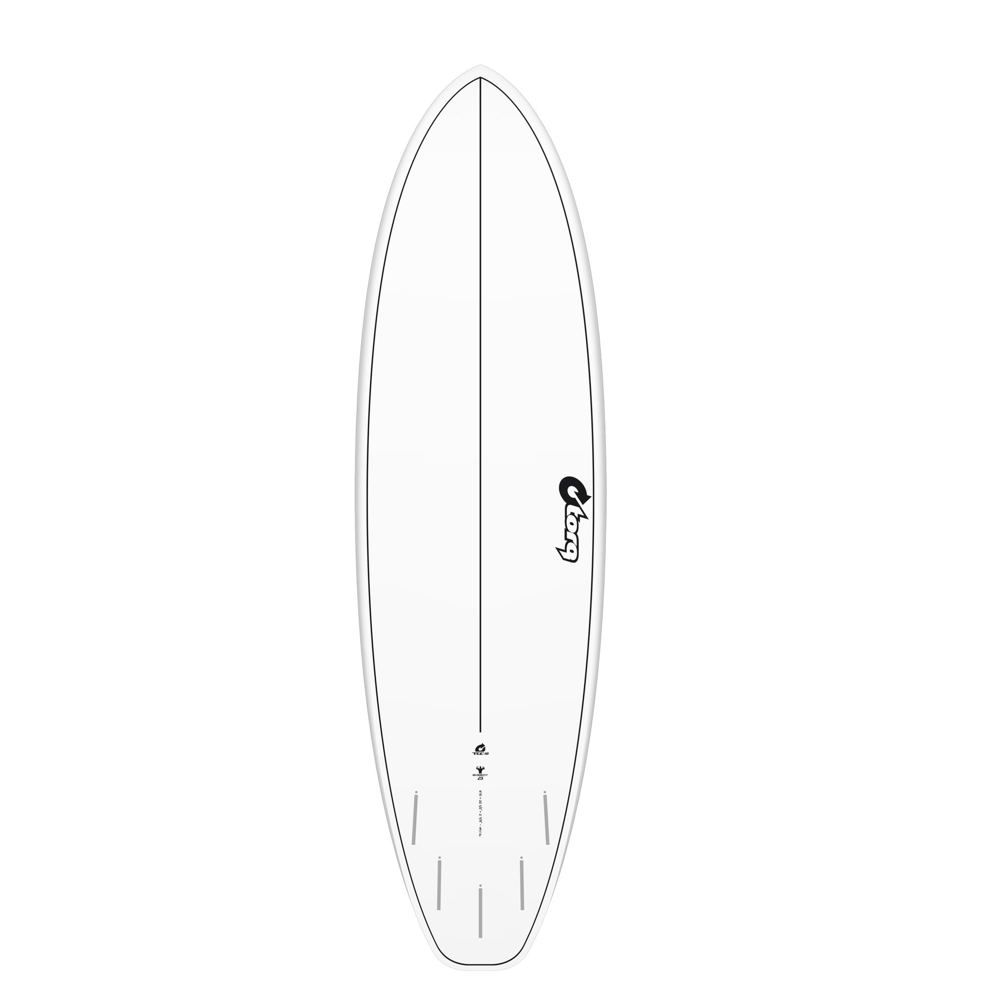 Surfboard TORQ TEC-HD BigBoy23 7.2 while pinline - 2