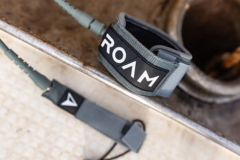 ROAM Surfboard Leash Premium 9.0 183cm 7mm gray