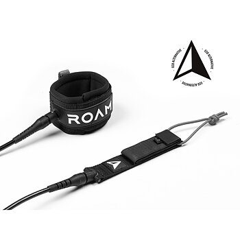 Roam Surfboard ECO Leash Recycled 8.0 7mm Black