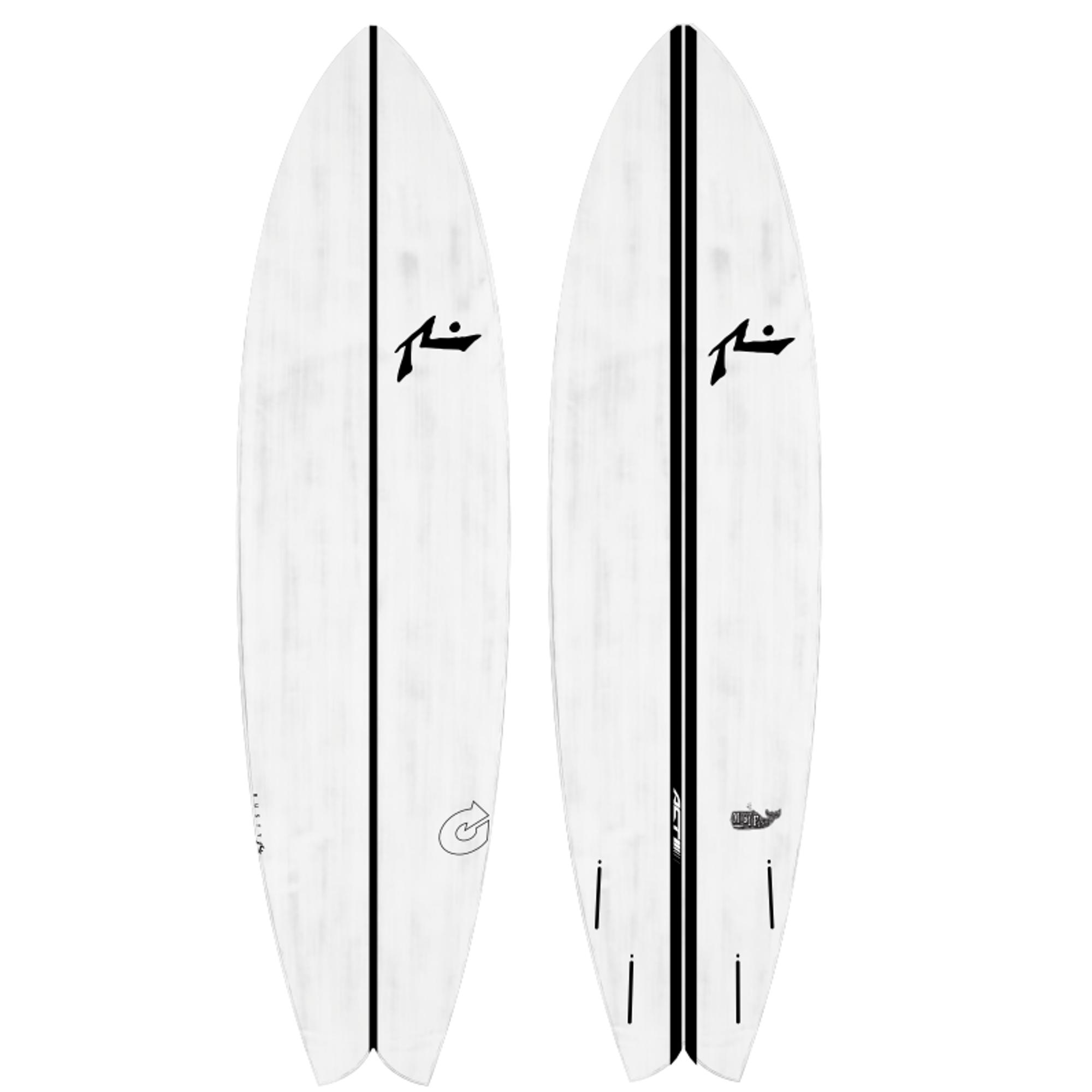 Surfboard RUSTY ACT Moby Fish 7.4 Quad