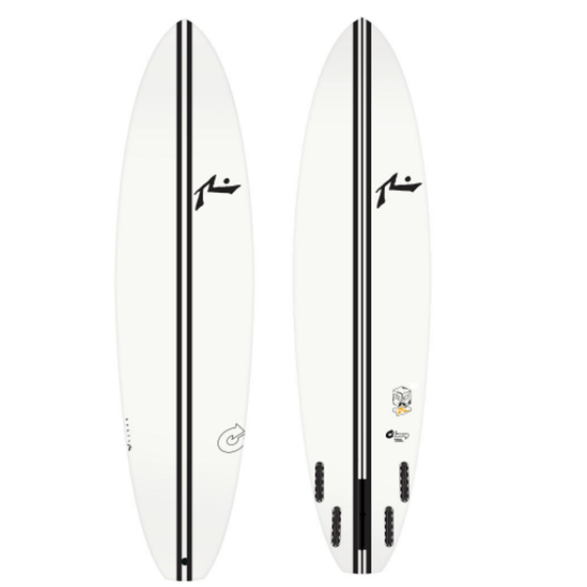 Surfboard RUSTY TEC Egg Not 7.4 Quad Single