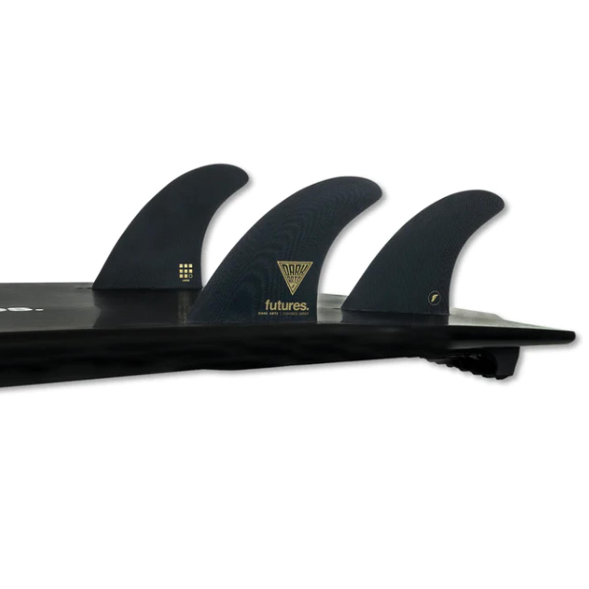 FUTURES Thruster Fin Set Dark Arts Fiberglass L - 2