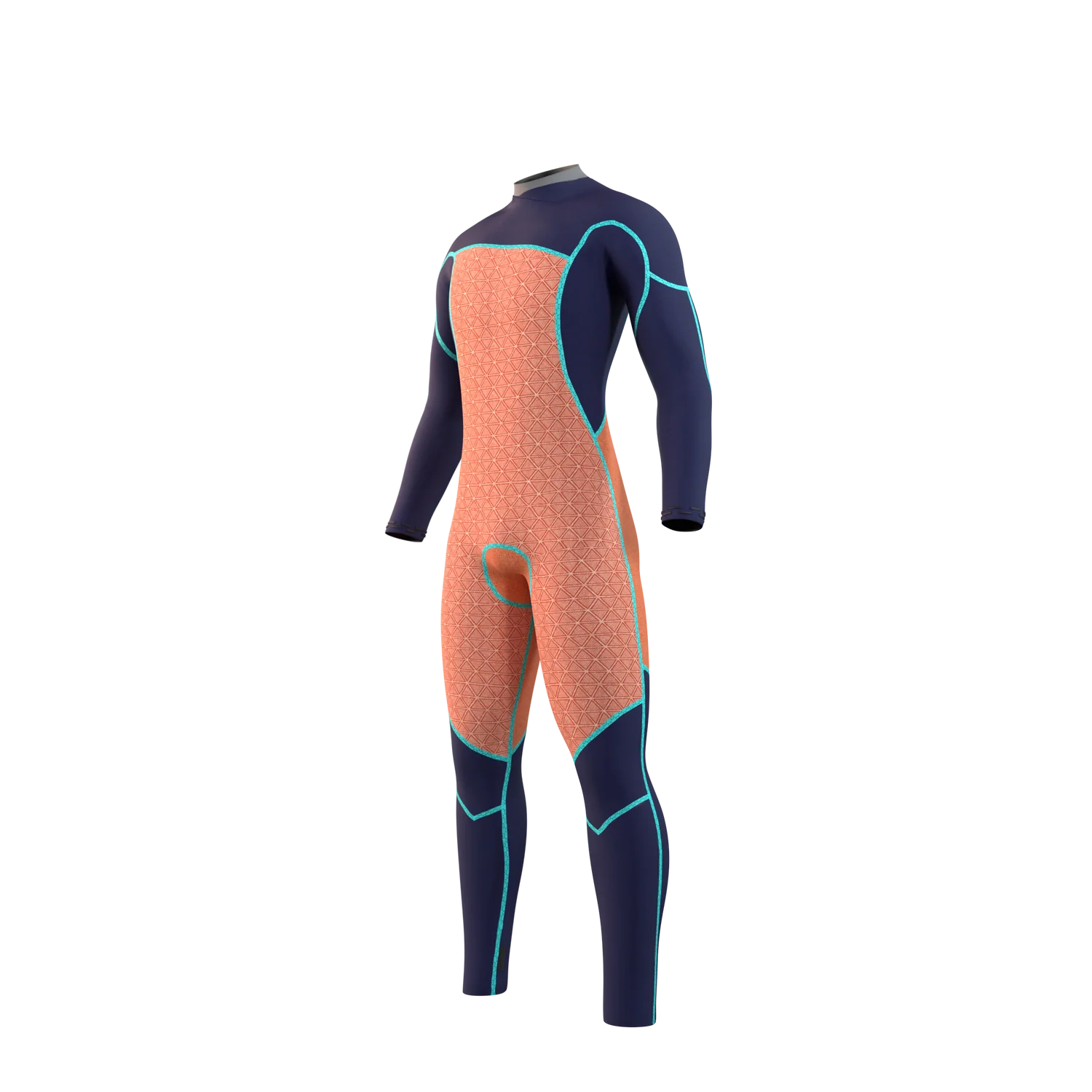 Mystic Majestic Fullsuit 3/2mm svartFzip 2022 - 3