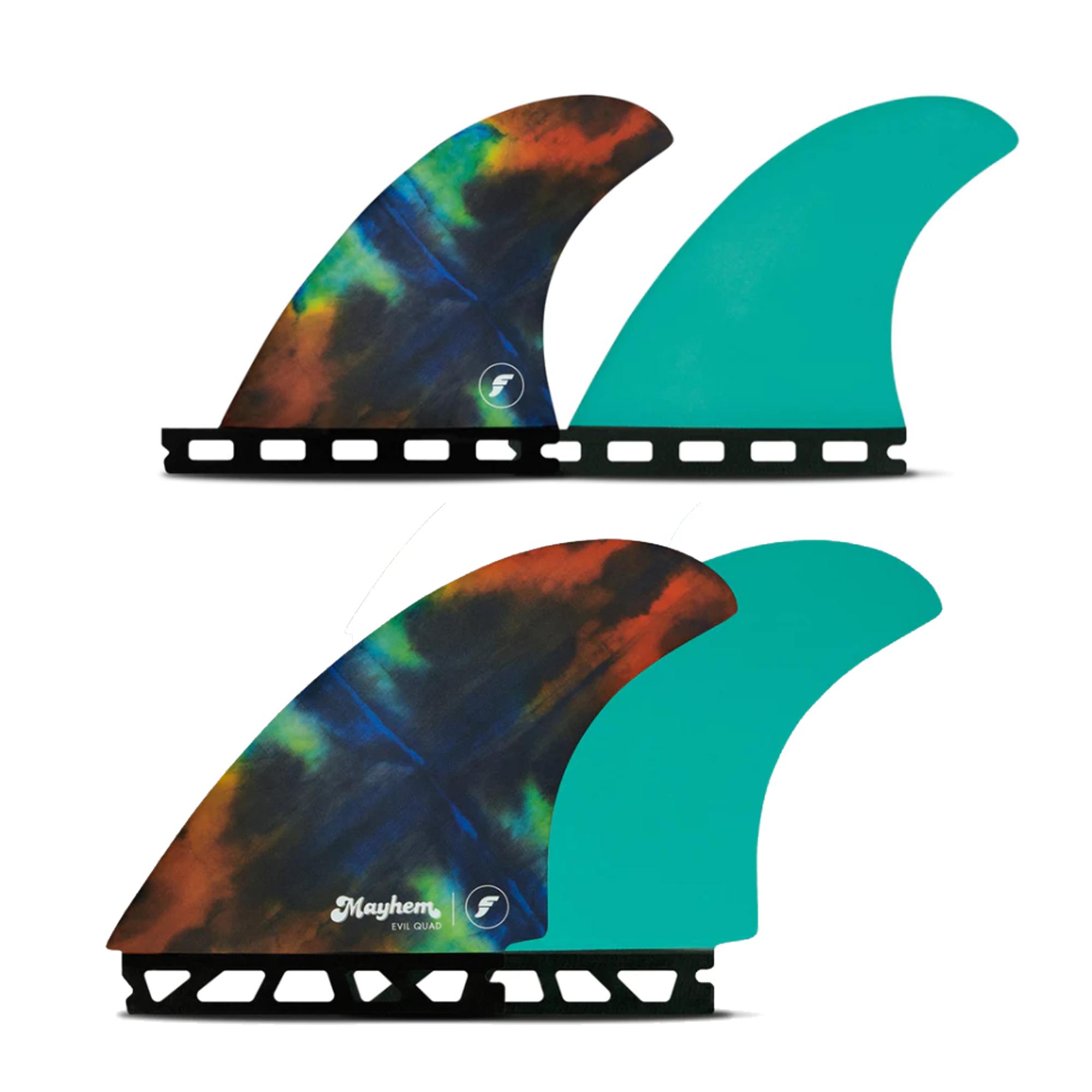 FUTURES Quad Fin Set Mayhem Evil Honeycomb - 2