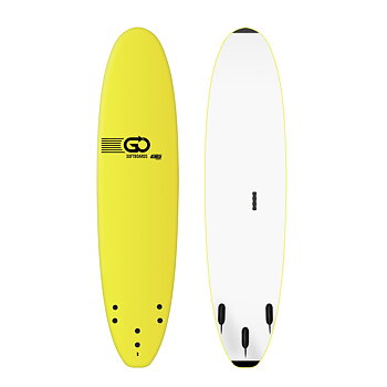 GO Softboard School Surfboard 8.6 wide body yellow