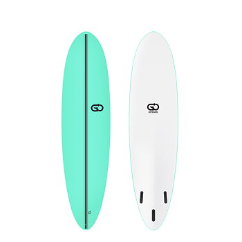 GO Softboard 7.2 Surf Range Soft Top Surfboard gre