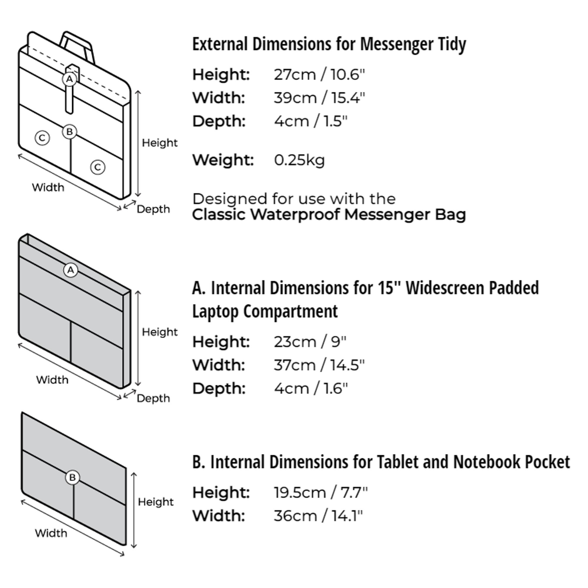 OverBoard Laptop Tablet Organizer M for Backpacks - 5