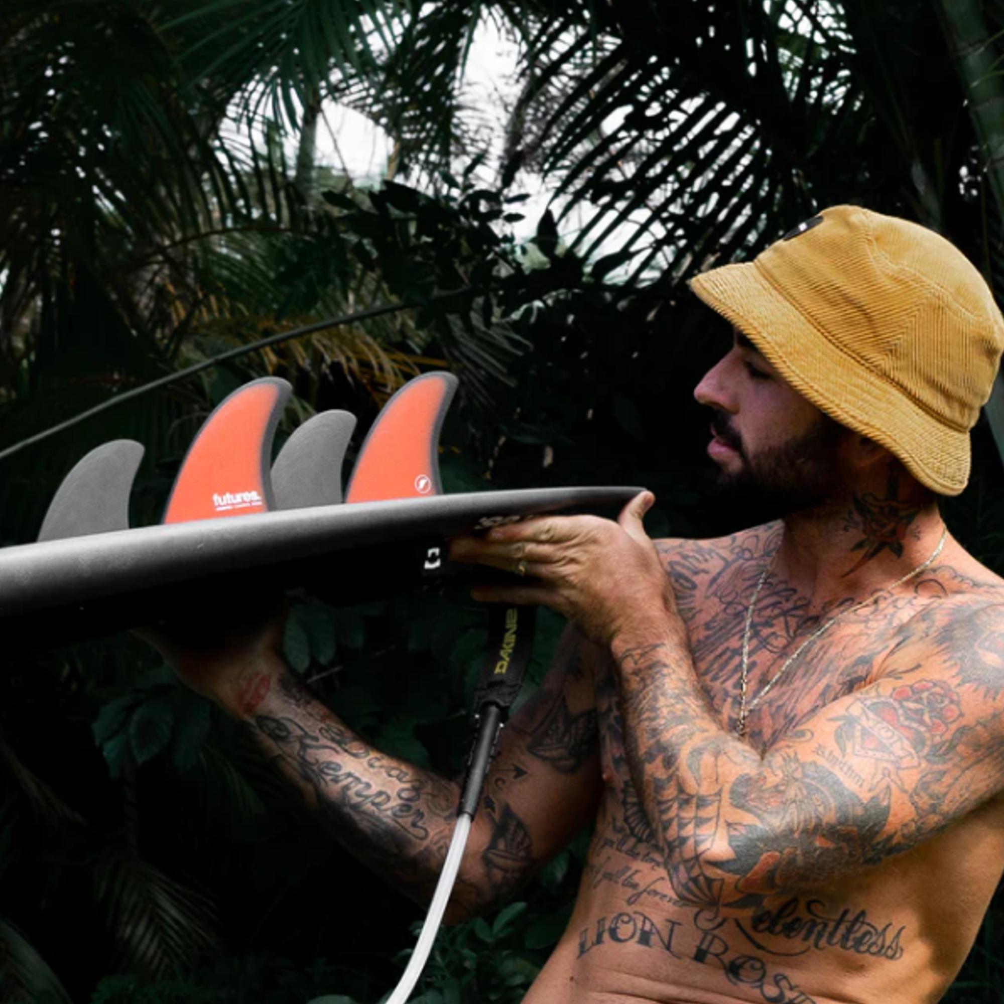 FUTURES Quad 4 Fin Set Billy Kemper Fiberglass - 3
