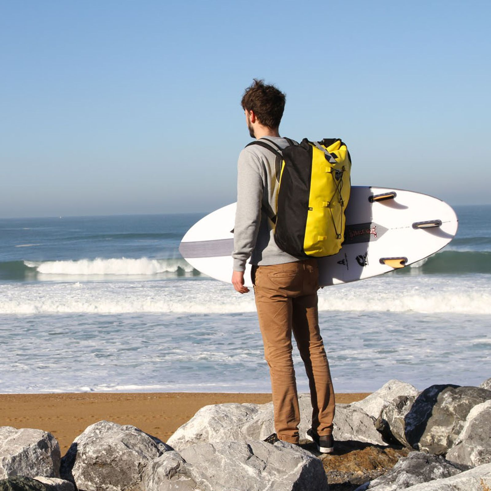 Overboard Dry Backpack 20 Liter yellow - 2