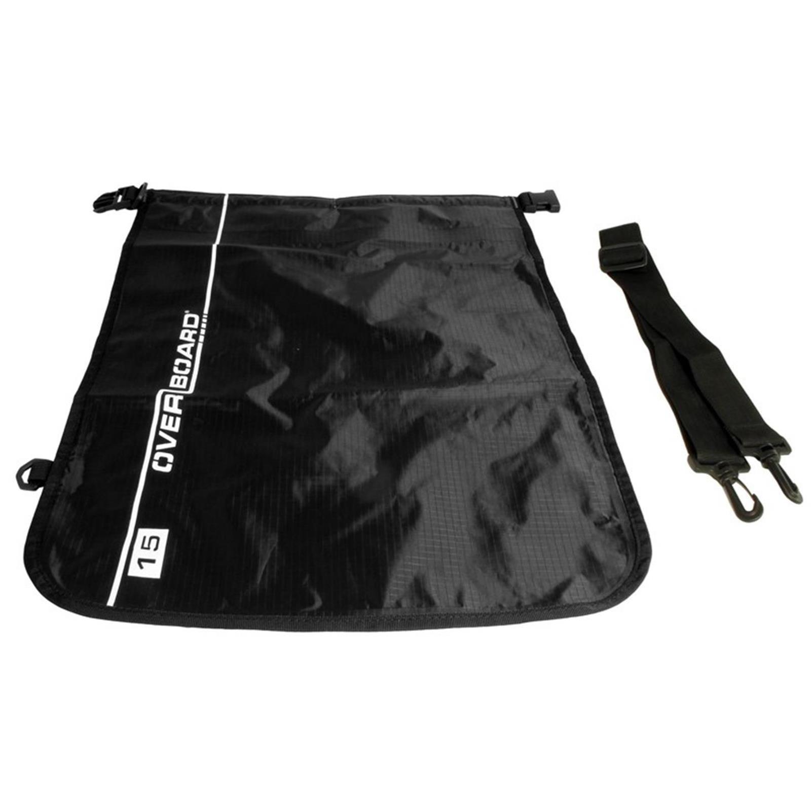 Overboard Dry Flat Bag 15 Liter black - 3