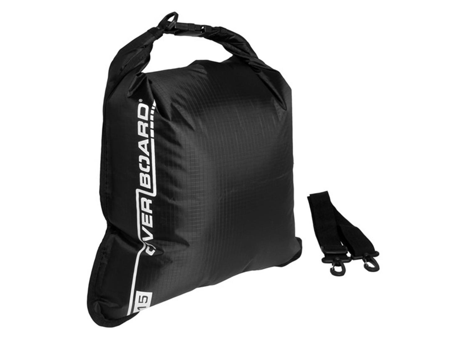 Overboard Dry Flat Bag 15 Liter black