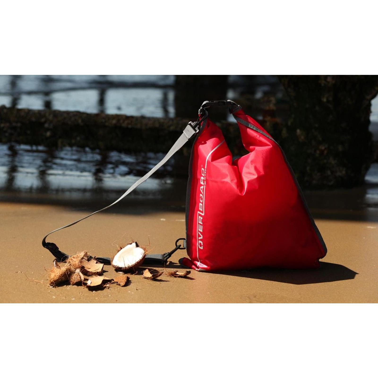 Overboard Dry Flat Bag 15 Liter red - 5