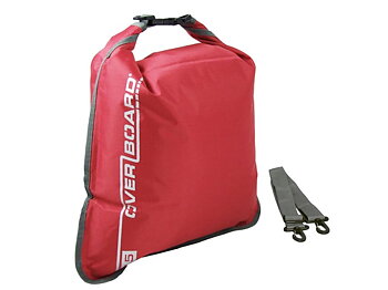 Overboard Dry Flat Bag 15 Liter red