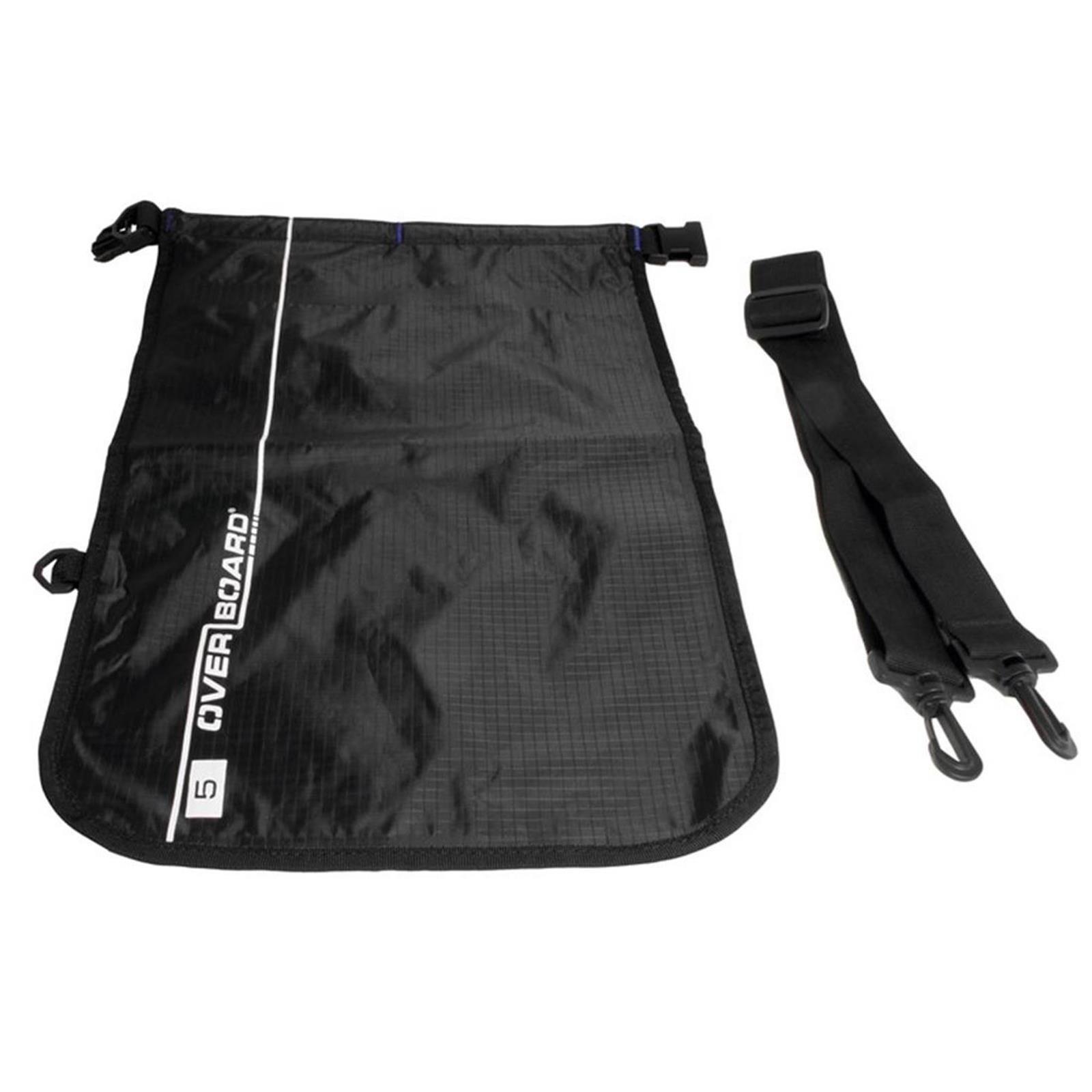 Overboard Dry Flat Bag 5 Liter black - 3