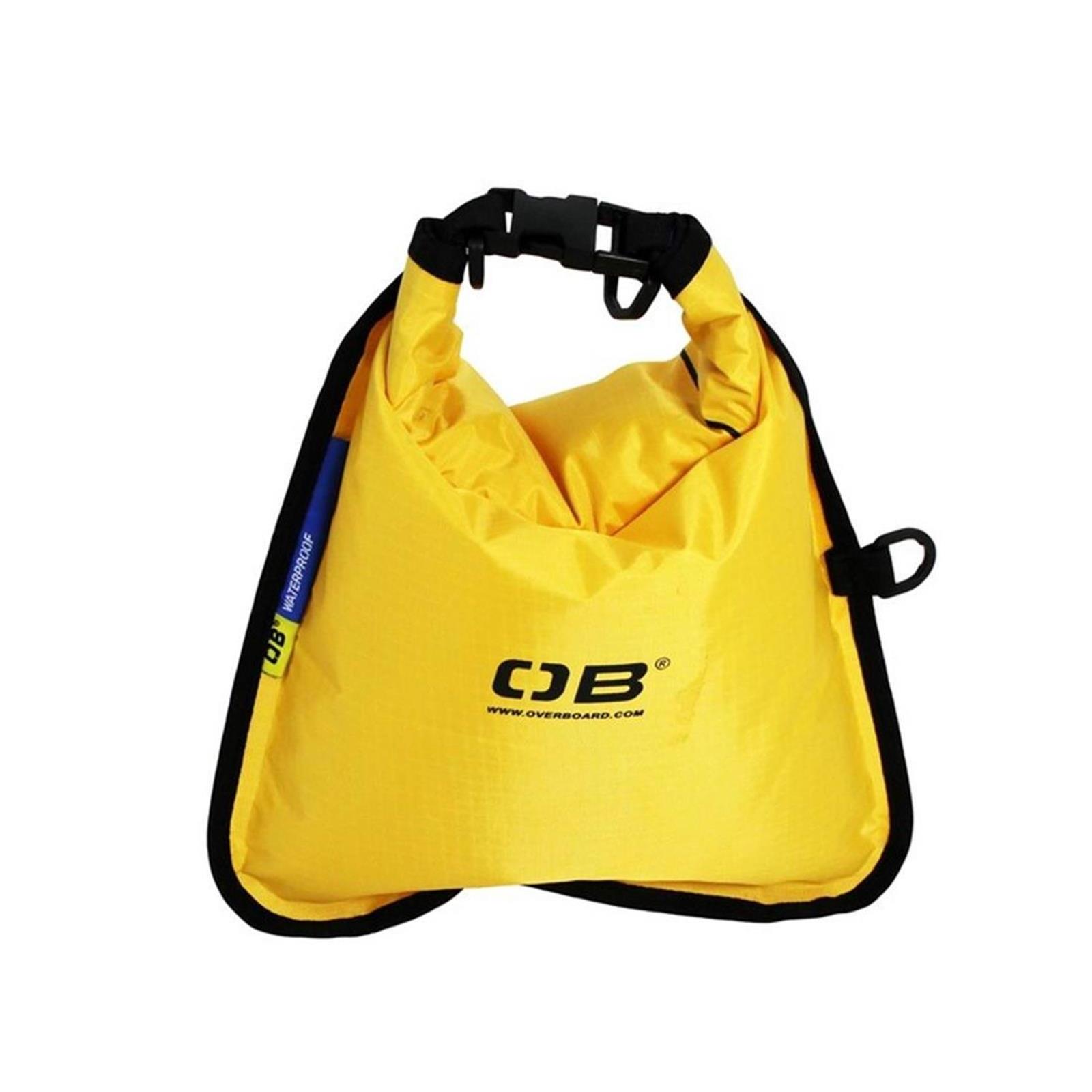 Overboard Dry Flat Bag 5 Liter yellow - 3